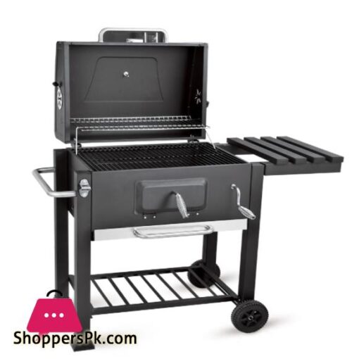 BBQ tools Outdoor large charcoal grill thickened with cover big square stove for more than 8 people