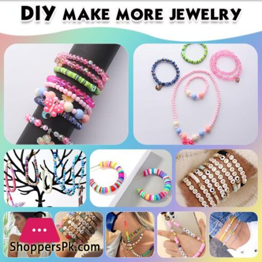 Beads Bracelet Making Kit Seed Letter Alphabet DIY Art Craft Beads Kit