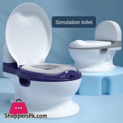 Children's Potty PU Cushion 6 Months To 8 Years Simulated Toilet Portable Toddler Potty Kids Travel Training Simulation Toilet