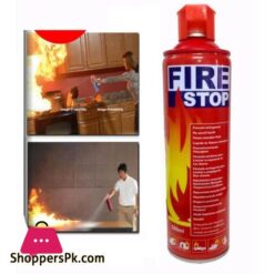 Fire Stop Spray 500 ml Portable firee Extinguisher Can Stop firee Safety Foam Non Toxic Environmentally Safe Ozone Friendly Formula Easy To Operate And Enjoys High firee Fighting Efficiency And Long Term Storage