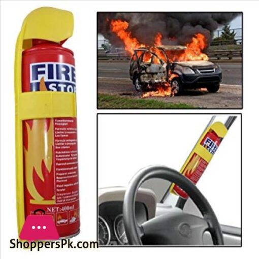 Fire Stop Spray 500 ml Portable firee Extinguisher Can Stop firee Safety Foam Non Toxic Environmentally Safe Ozone Friendly Formula Easy To Operate And Enjoys High firee Fighting Efficiency And Long Term Storage