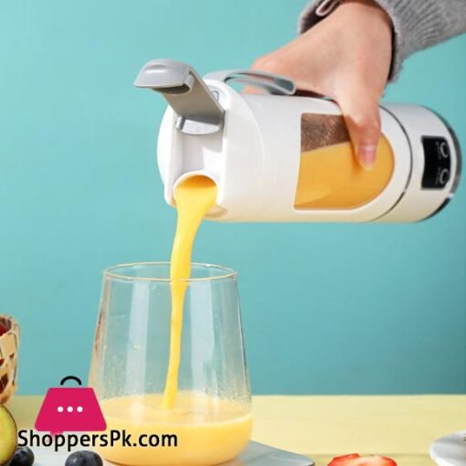 Heavy Duty 8-Blade 450ML Mini Portable Blender Electric Fruit Juicer Smoothie Orange Juice Blender Multifunction Rechargeable Portable Bottle Mixer