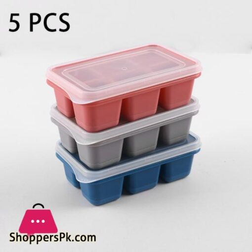 135Pcs Ice Cube Ice Mold Household Silicone Ice Tray Refrigerator Ice Box Small Ice Cube Box Reusable Silicone Ice Cube Mold