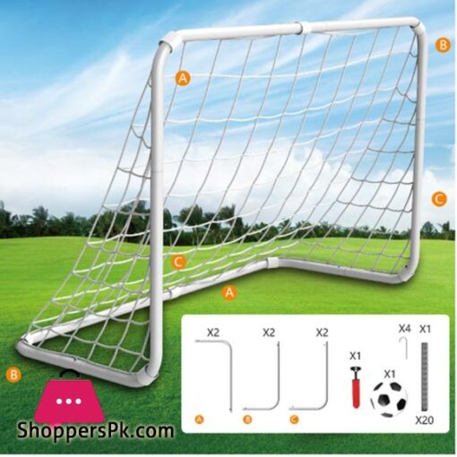 Indoor Outdoor Mini Children Football Soccer Goal Post Set with Ball Pump Football Sport Outdoor toys