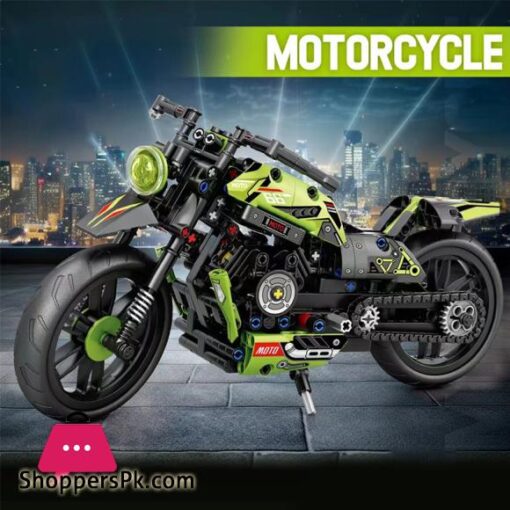 Motorcycle Building Block Toy for Children Assembly Model  Ducati Kawasaki Supercar Cross-country