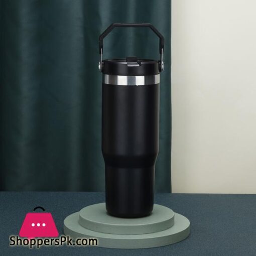 Plan Stainless Steel Travel Mug Water Bottle Double Wall Vacuum Flask Thermal Tumbler - 900ML