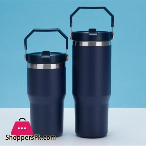 Plan Stainless Steel Travel Mug Water Bottle Double Wall Vacuum Flask Thermal Tumbler - 900ML