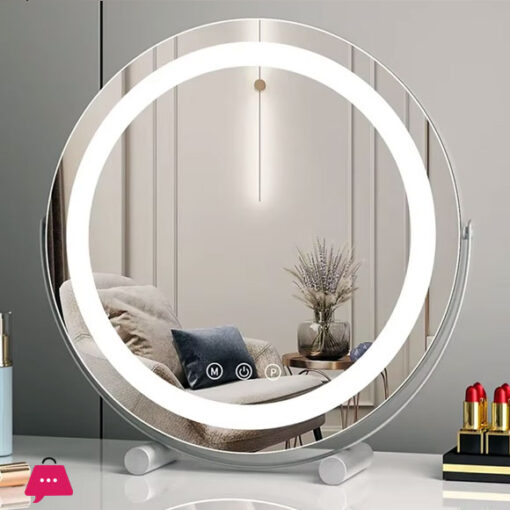 Selfie Cosmetic Table Led Decorative Mirror Round Vanity Dresser Decorative Mirror