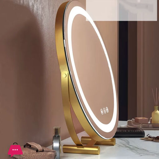 Selfie Cosmetic Table Led Decorative Mirror Round Vanity Dresser Decorative Mirror