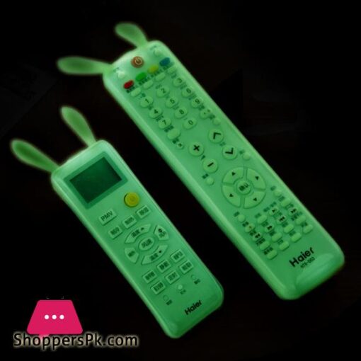 Silicone TV Remote Control Cover Luminous Air Conditioning Dust Protect Storage