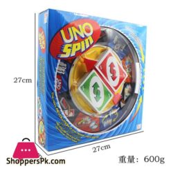 UNO SPIN Game Card Board Game Family Funny Entertainment Poker Playing UNO SPIN Card