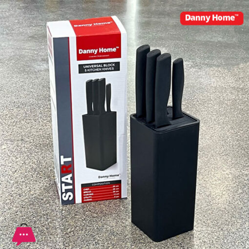 Danny Home Universal Block 5 Kitchen Knives