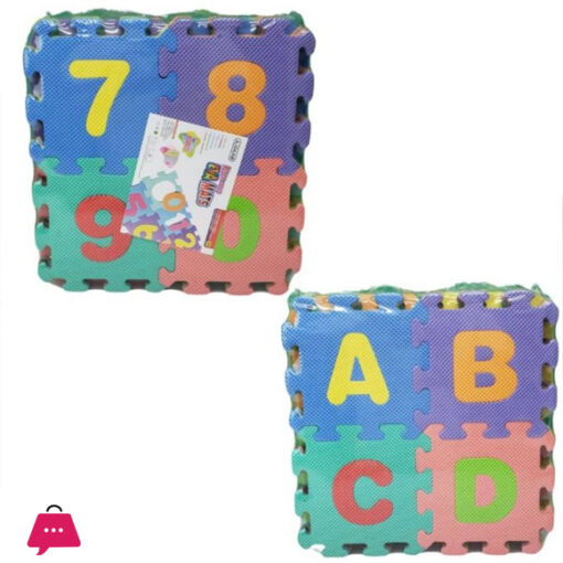 EVA Foam Puzzle 9mm Large 36Pcs Abc123 Baby Playmate (9mm)