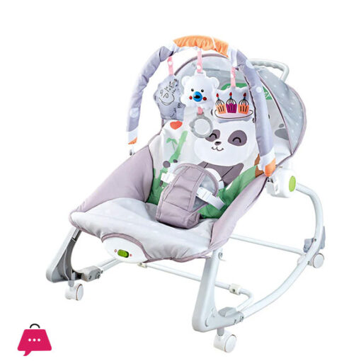 Hu-Baby – 2in1 Baby Rocker Rocking Chair with Wheels Vibrating Music