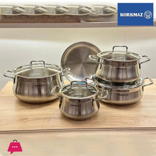 Korkmaz Estima Cookware Set 9 Pcs