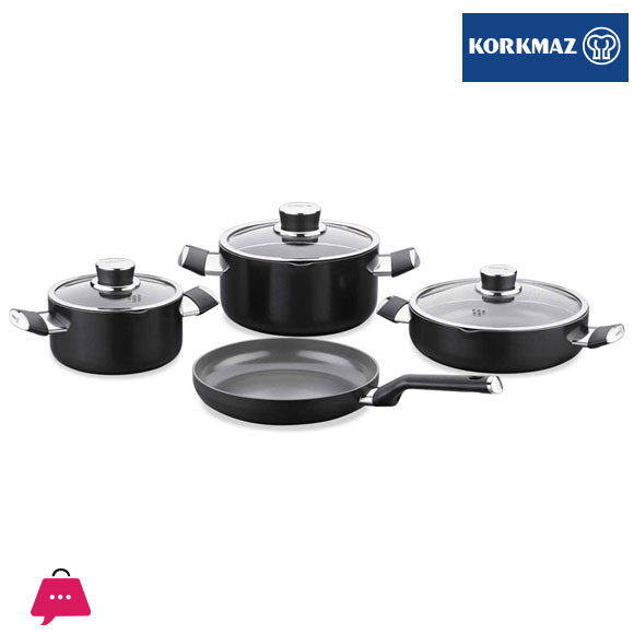 Korkmaz Lena 7 Piece Cookware Set - A3891