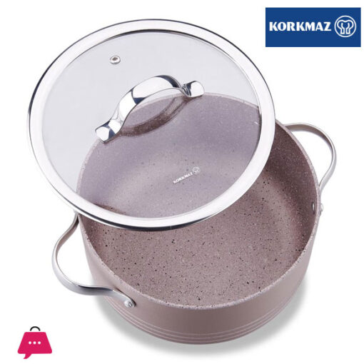 Korkmaz Linea 7 Piece Rosagold Cookware Set - A2619