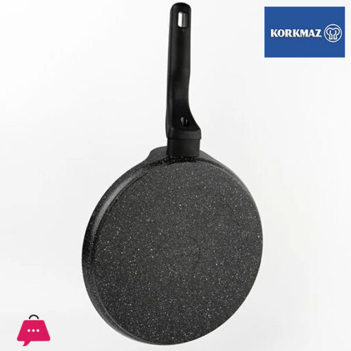 Korkmaz Ornella Non-Stick Crepe Pan Tawa - 26cm Induction Compatible Free from PFOA Cadmium or Lead