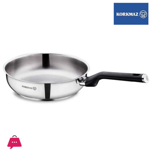 Korkmaz Pera Stainless Steel Frying Pan - 28x7cm Induction Compatible