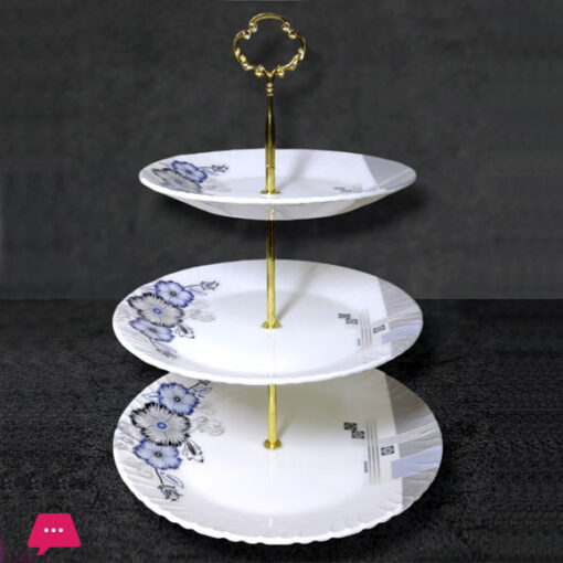 Orchid 3 Tier Cake Stand