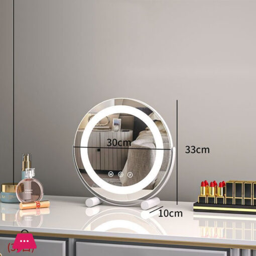 Selfie Cosmetic Table Led Decorative Mirror Round Vanity Dresser Decorative Mirror