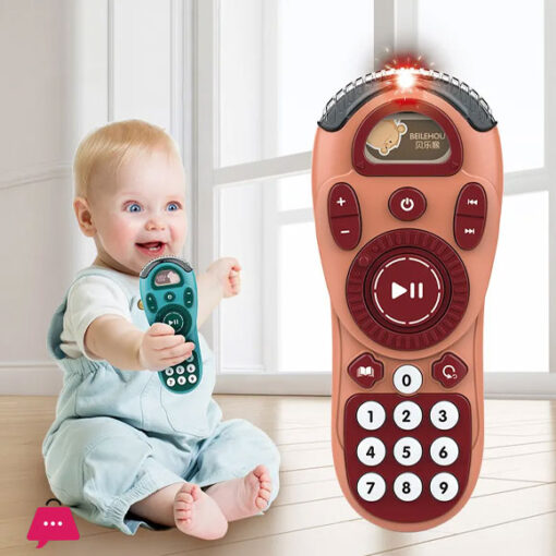 Sound And Light Cartoon multi Function Learning Remote Control Story Machine Baby Music Remote Control baby Toy for kids