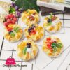 1 PieceArtificial DecorationFoodModel Soft Fridge Magnet Real look and feel of BurgerDonut Pastry Cake Bread Snacks for Home HotelbakeryParties decoration Dessert Models Mold