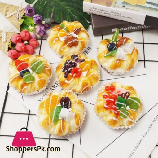 1 PieceArtificial DecorationFoodModel Soft Fridge Magnet Real look and feel of BurgerDonut Pastry Cake Bread Snacks for Home HotelbakeryParties decoration Dessert Models Mold