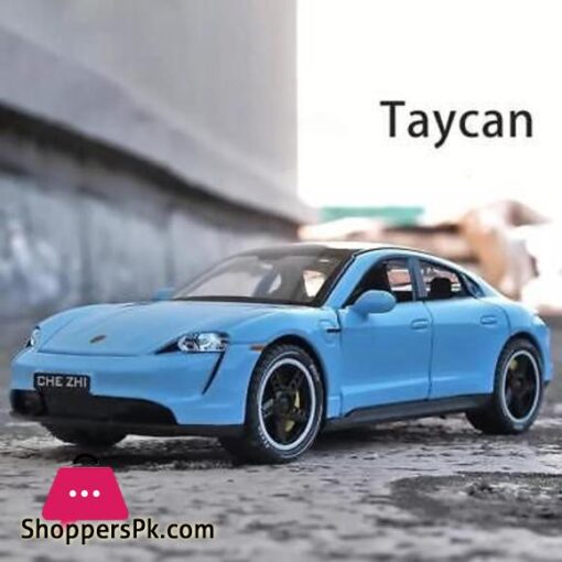 132 Porsche Taycan Turbo Car Toy Alloy Sports Diecast Vehicles