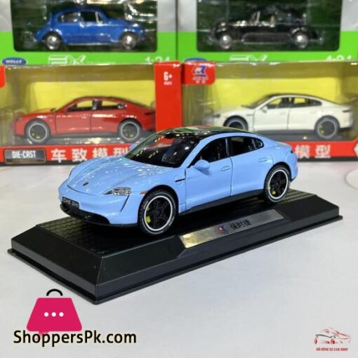 132 Porsche Taycan Turbo Car Toy Alloy Sports Diecast Vehicles