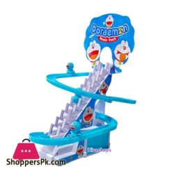 3 Little Doraemon Stair Climbing And Sliding Toy for Kids Lights Music