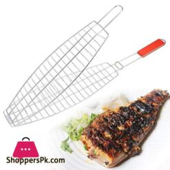 BBQ Fish Grill Silver