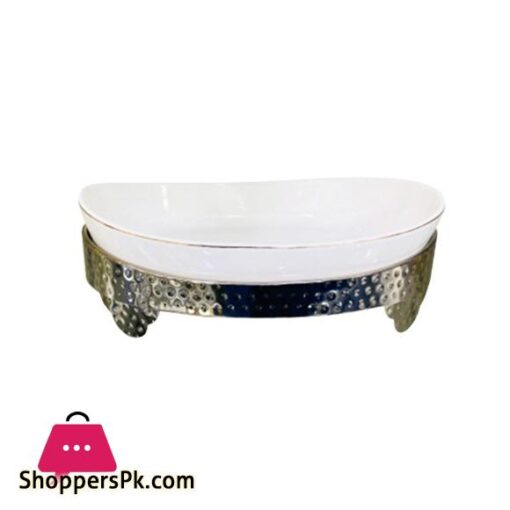 BR0015 11 OVAL BOWL WITH STAND 6c