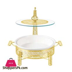 BR1226 12ROUND DISHCANDLE STAND