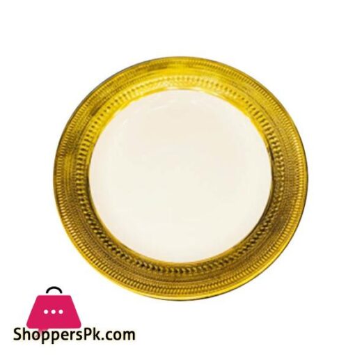 BR0022 1025ROUND PLATE G WHITE 24c