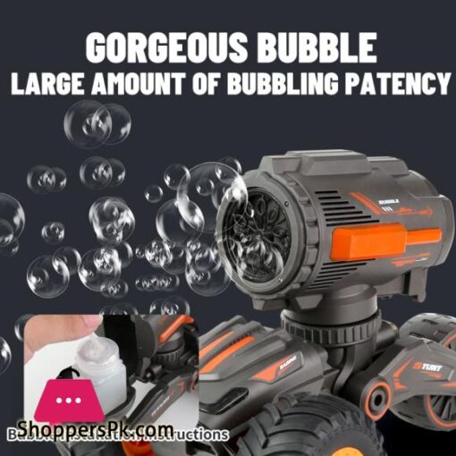 Bubble water bomb car two in one stunt car detachable drift deformation Radio-controlled car toy boy gift