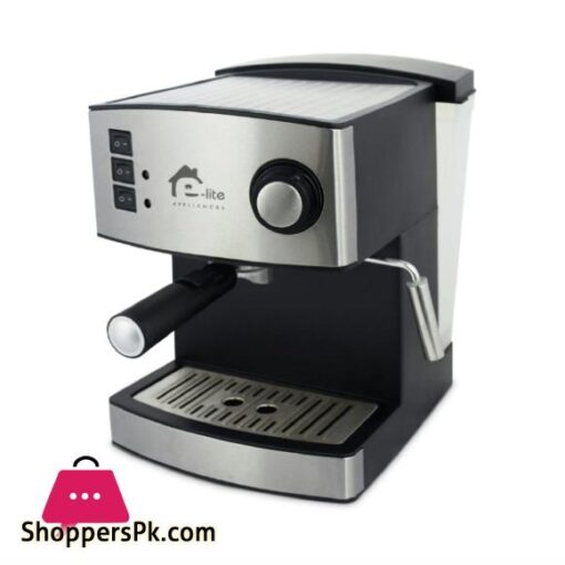 E LITE ESM 122806 ESPRESSO MACHINE SILVER 1 YEAR WARRANTY