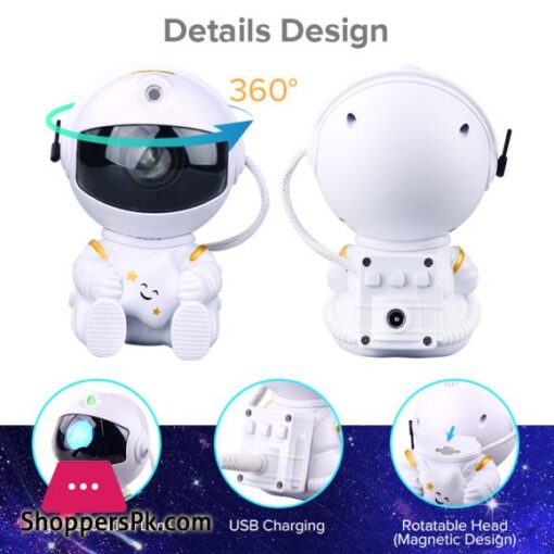 Galaxy Star Projector LED Night Light Starry Sky Astronaut Projectors Lamp For Decoration Bedroom Home Decorative Children Gifts