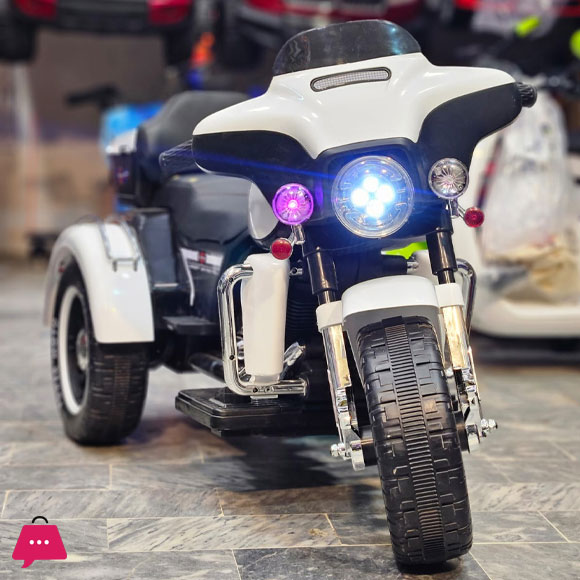 Harley-Davidson Childrens Motorcycle Electric Motorcycle 3 Wheel Rechargeable Three-Wheel Battery Bike