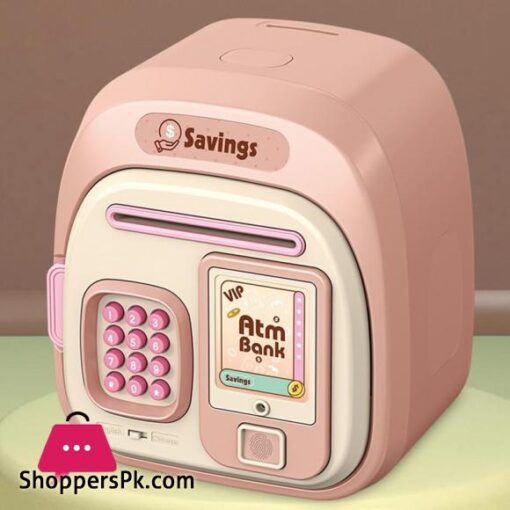 Kids ATM Bank Cash Bank Electronic With Password Lock Money Bank For Kids