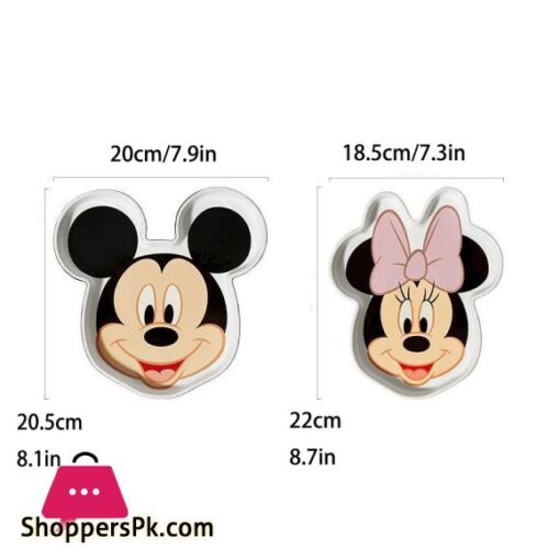 Miniso Disney Mickey & Minnie Ceramic Dish Cute Cartoon Meal Tray Microwave Oven Resistant Fruit Plate