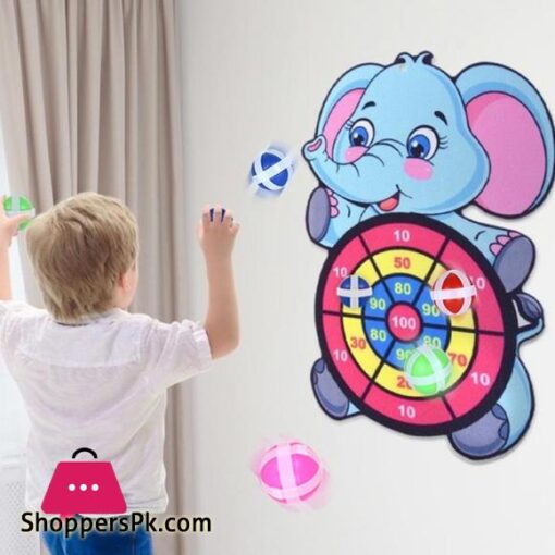 Montessori Sticky Darts Game For Kids 2 3 4 Years Cartoon Animal Dart Board Development Baby Toys Educational Toys For Children