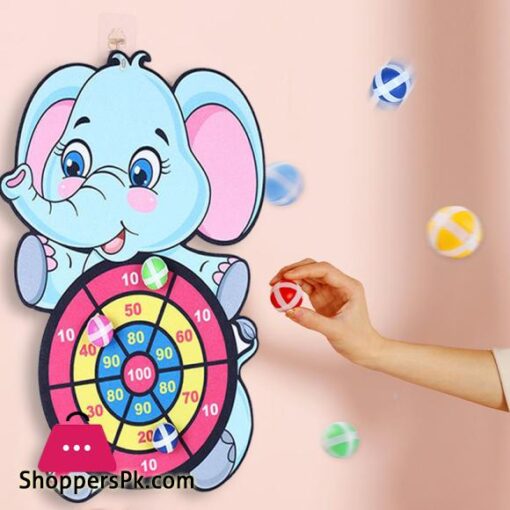 Montessori Sticky Darts Game For Kids 2 3 4 Years Cartoon Animal Dart Board Development Baby Toys Educational Toys For Children