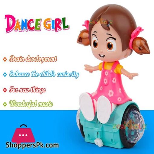 Musical Dancing Spinning Doll with Flashing Lights Light and Sound