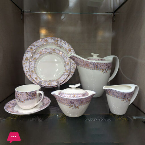 SPK Fine Bone China Tea Set 24 Pcs 6 Person