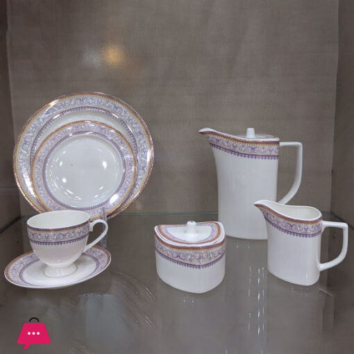 SPK Fine Bone China Tea Set 24 Pcs 6 Person