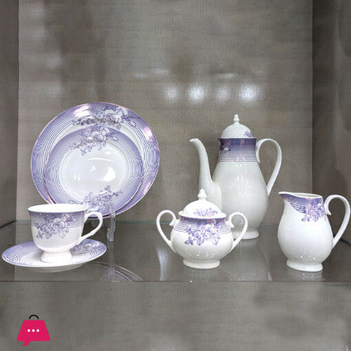 SPK Fine Bone China Tea Set 24 Pcs 6 Person