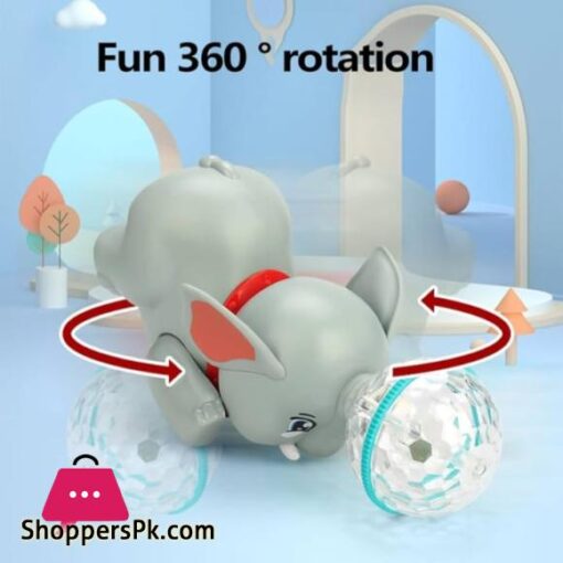 STUNT ELEPHANT WITH 3D LIGHT AND MUSIC TOY FOR KIDS TOYS FOR KIDS