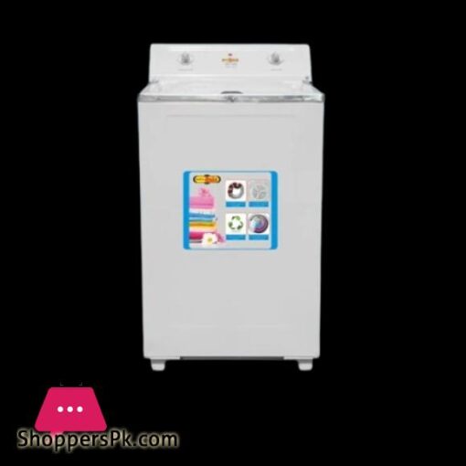 Super Asia Washing Machine SAS 20 Steel Body Rust Proof Capacity 7 kg Steel Body Steel Drum With Double Storm Pulsator 1 Year Brand Warranty