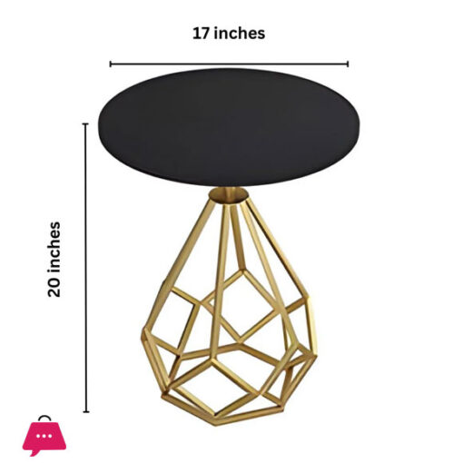 Black & Gold Coffee Table For Living Room & Office